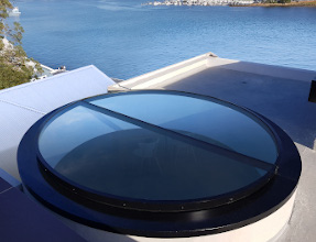 Circular Glass Skylight With Mullion