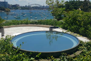 circular glass skylight
