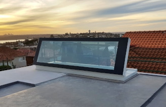glass hatch electric opening