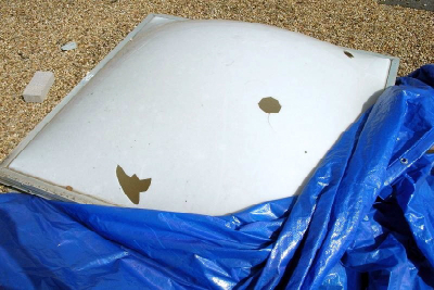 broken skylight